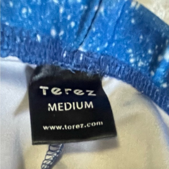 Terez Girls Snowman Leggings, pre-owned; Girls size 8/10 (Medium). - Picture 5 of 6